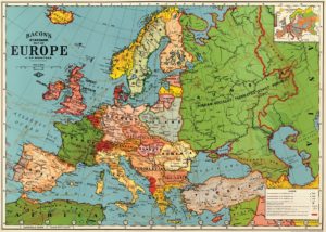 Europe Map Wrap