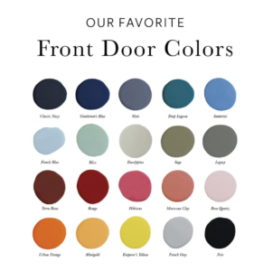 jolie paint front door colors